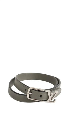 Bracelet Louis Vuitton Anthracite en Cuir - Seconde Main