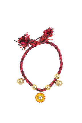 Bracelet Monoki Rose en Tissu - Seconde Main