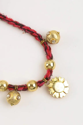 Bracelet Monoki Rose en Tissu