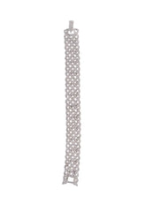 Bracelet orné de diamants Swarovski Argent en Argent - Seconde Main