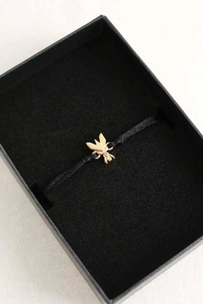 Bracelet Patrizia Pepe Lucky Noir en Tissu