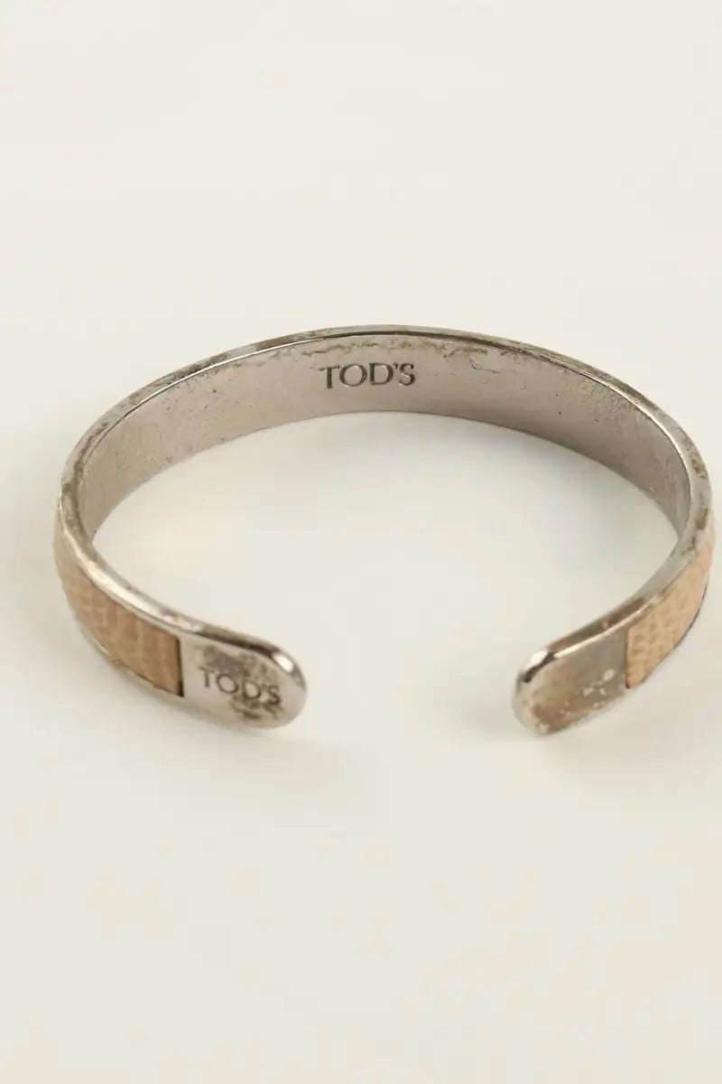 Bracelet Tod's Beige en Cuir