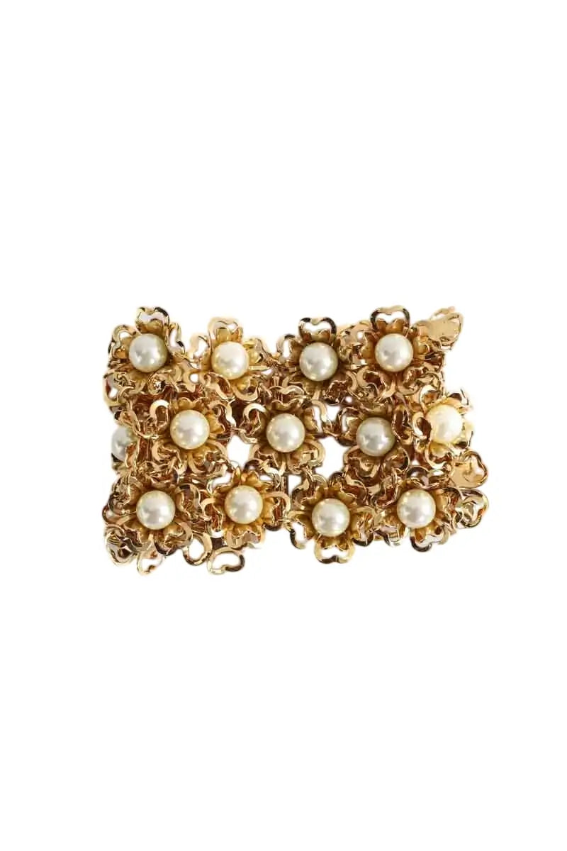 Bracelet Tory Burch Doré en Métal - Seconde Main