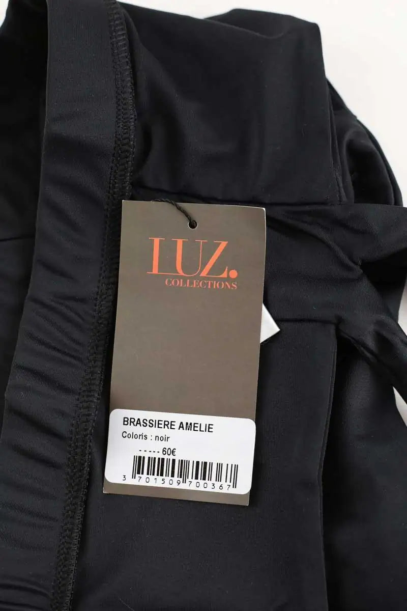 Brassière Luz Amélie Noir en Polyamide