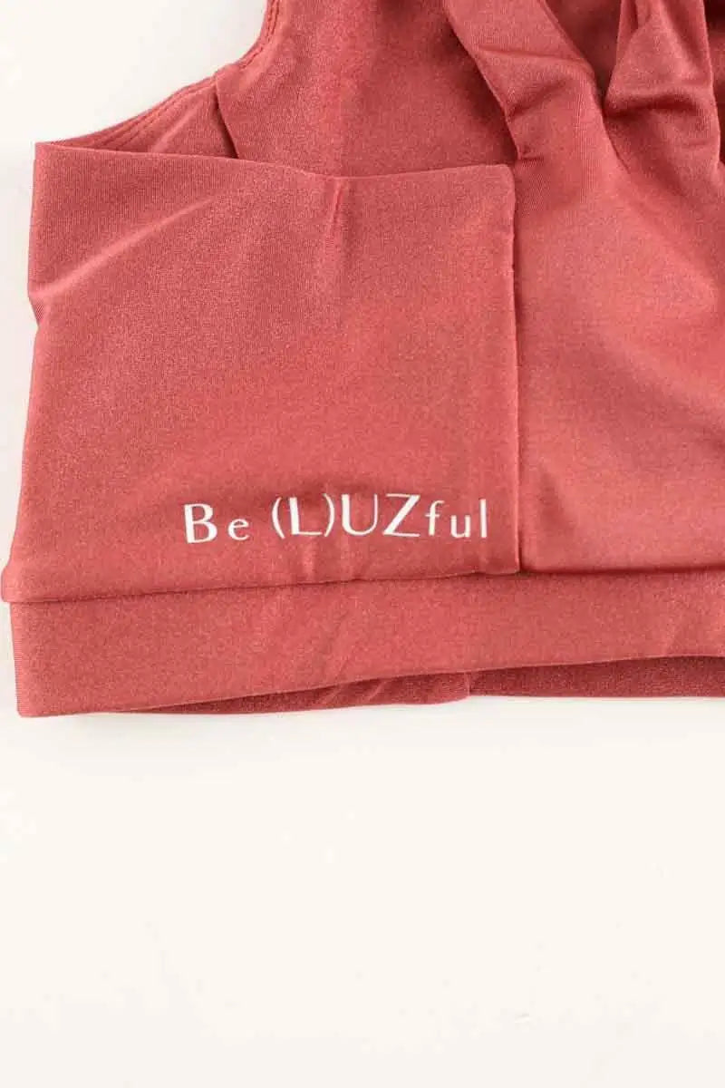 Brassière Luz Amélie Rouge en Polyamide