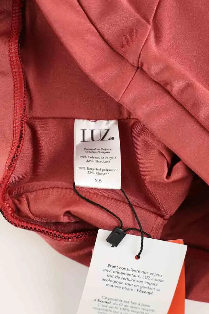 Brassière Luz Amélie Rouge en Polyamide