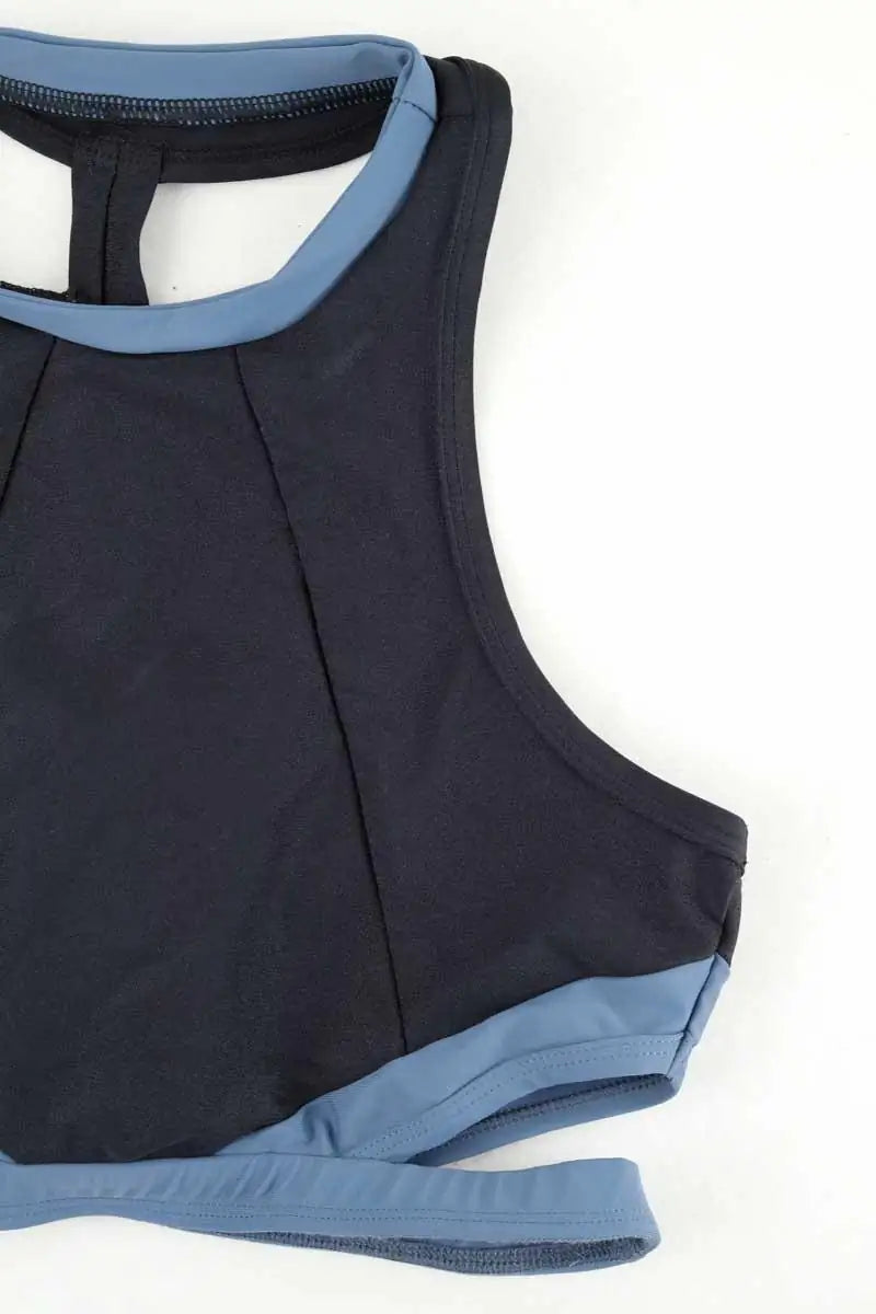 Brassière Luz Anna  Bleu en Polyamide