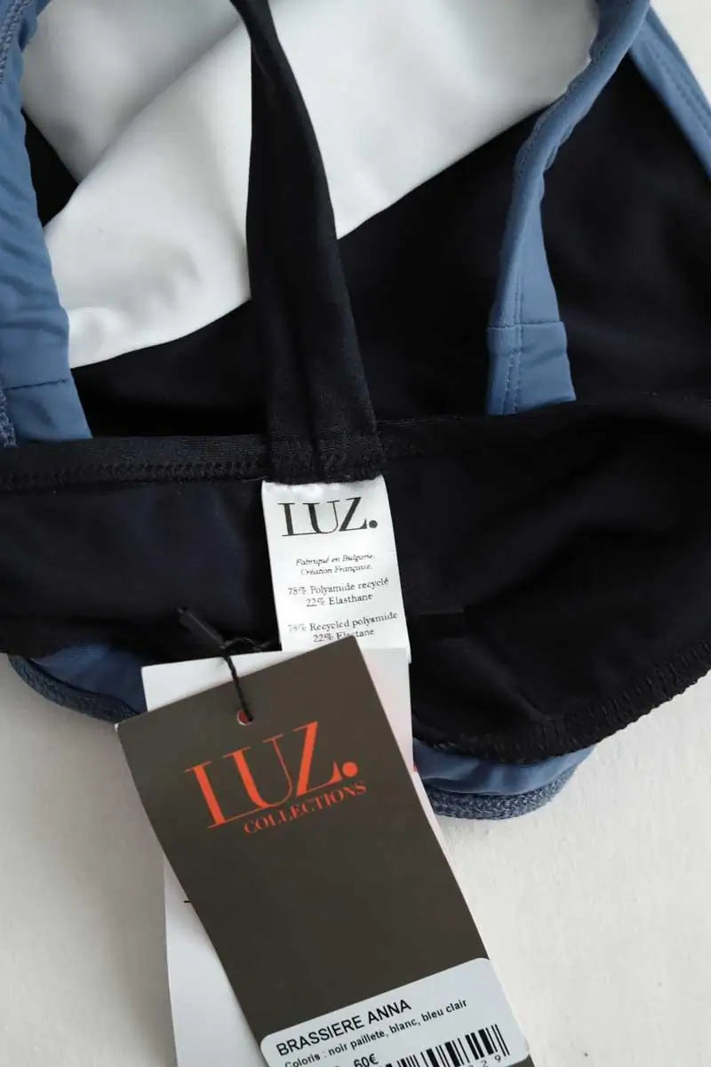 Brassière Luz Anna  Bleu en Polyamide