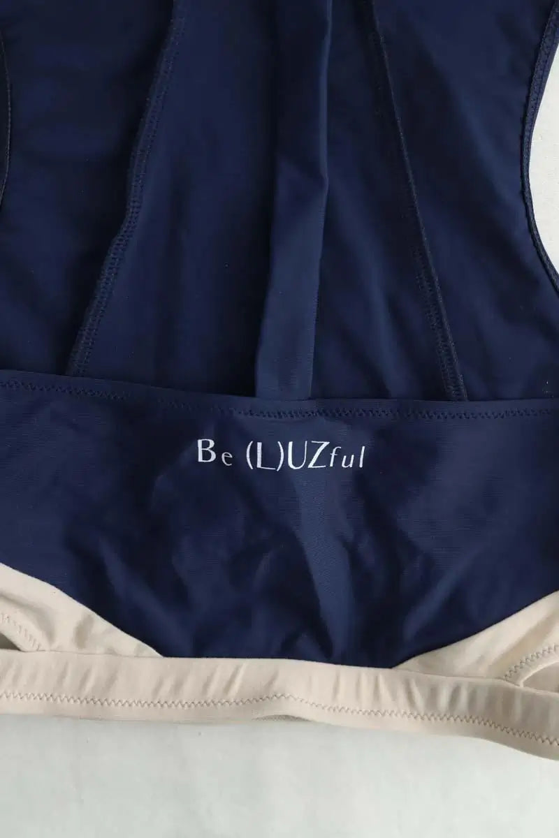 Brassière Luz Anna Bleu en Polyamide