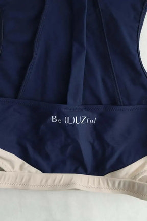 Brassière Luz Anna Bleu en Polyamide