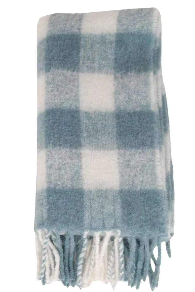 Écharpe Sézane Bleu en Laine - Seconde Main