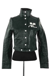 Veste Courrèges Veste réedition Vert en Coton, taille S - Seconde Main
