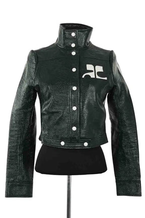 Veste Courrèges Veste réedition Vert en Coton, taille S - Seconde Main