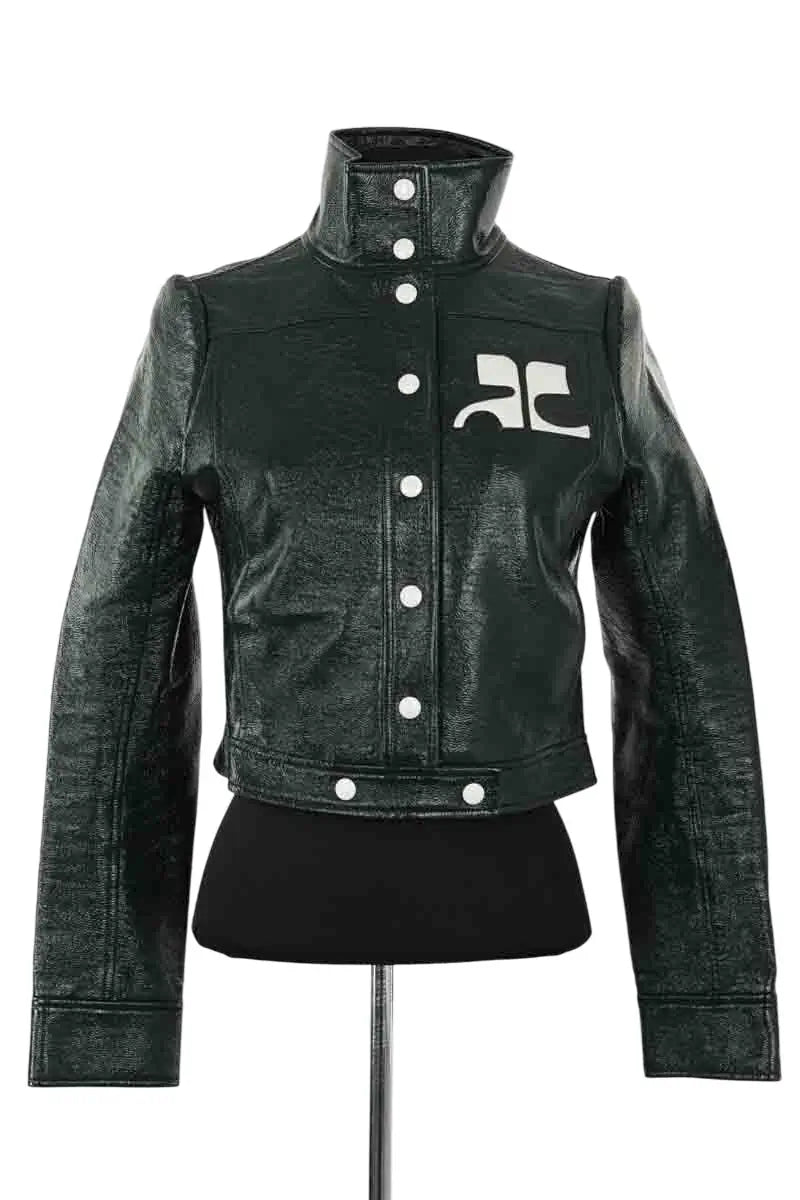 Veste Courrèges Veste réedition Vert en Coton, taille S - Seconde Main