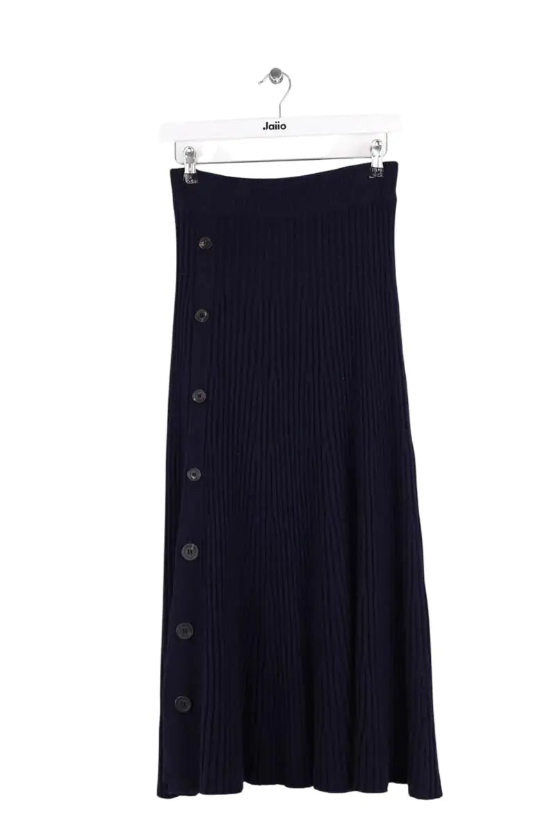 Jupe Eric Bompard Marine en Cachemire, taille S - Seconde Main
