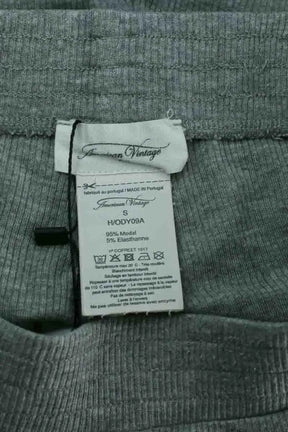 Mini short American Vintage Gris en Coton