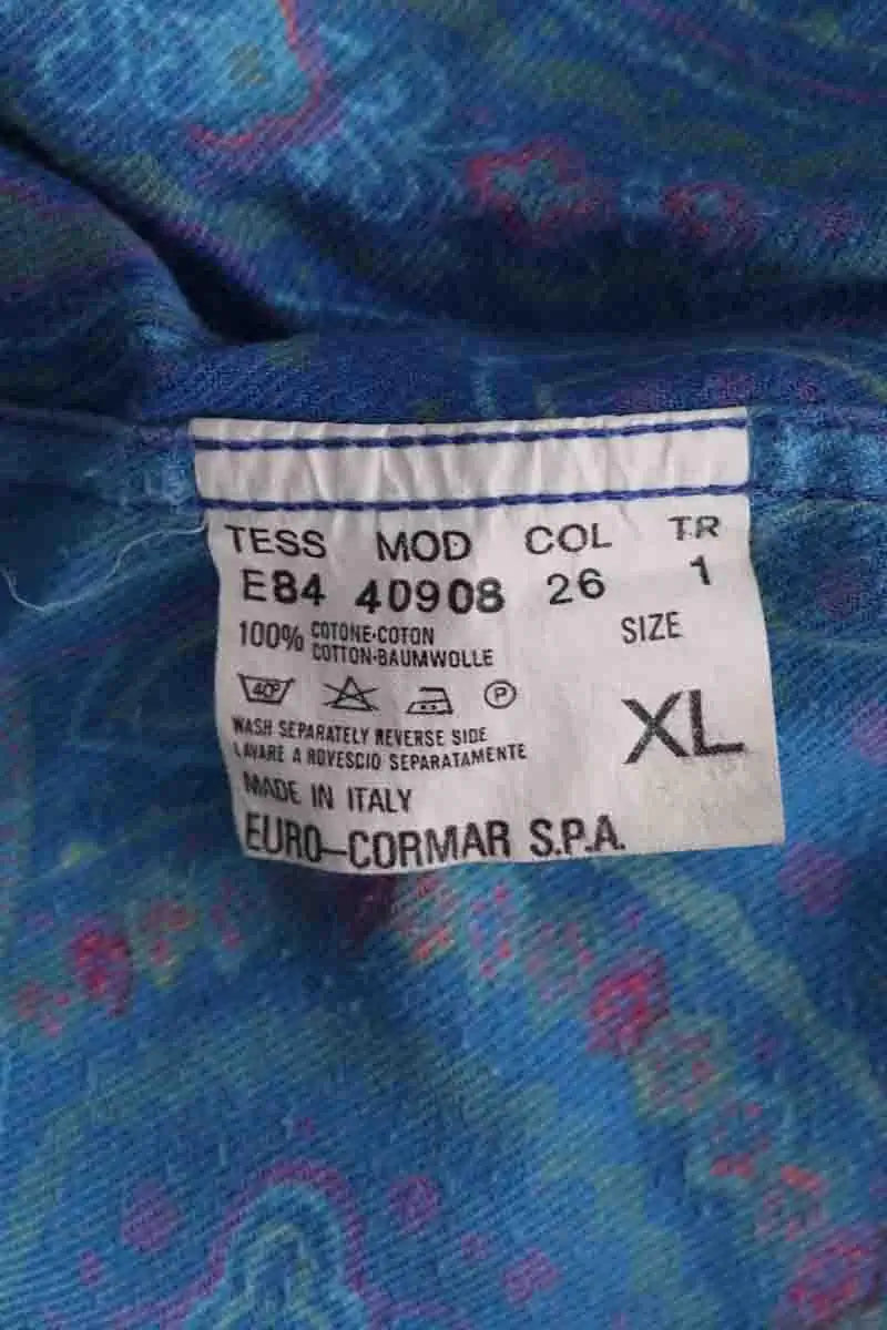 Chemise Yves Saint Laurent Bleu en Coton