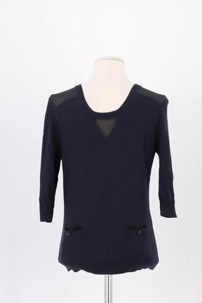 Cardigan The Kooples Marine en Coton