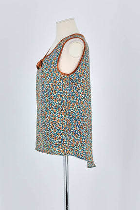 Top sans manche Des Petits Hauts  Multicolore