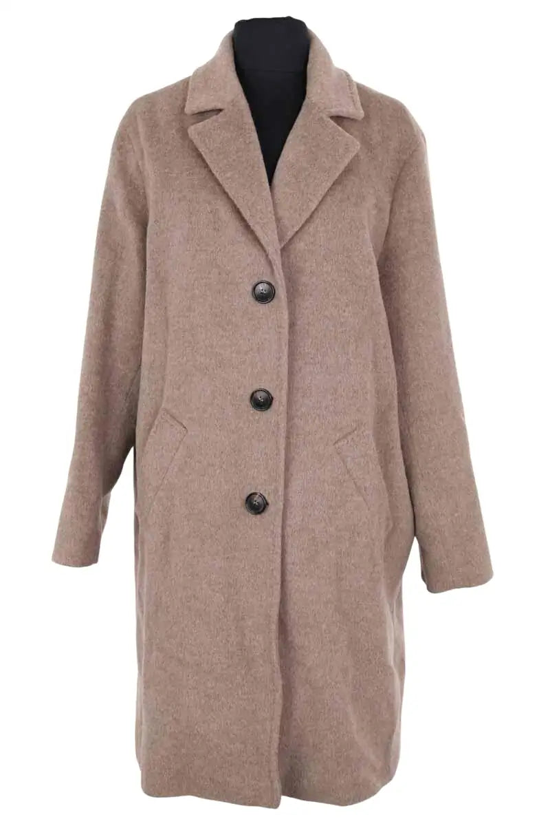 Manteau Gerard Darel Beige en Laine, taille XXL - Seconde Main