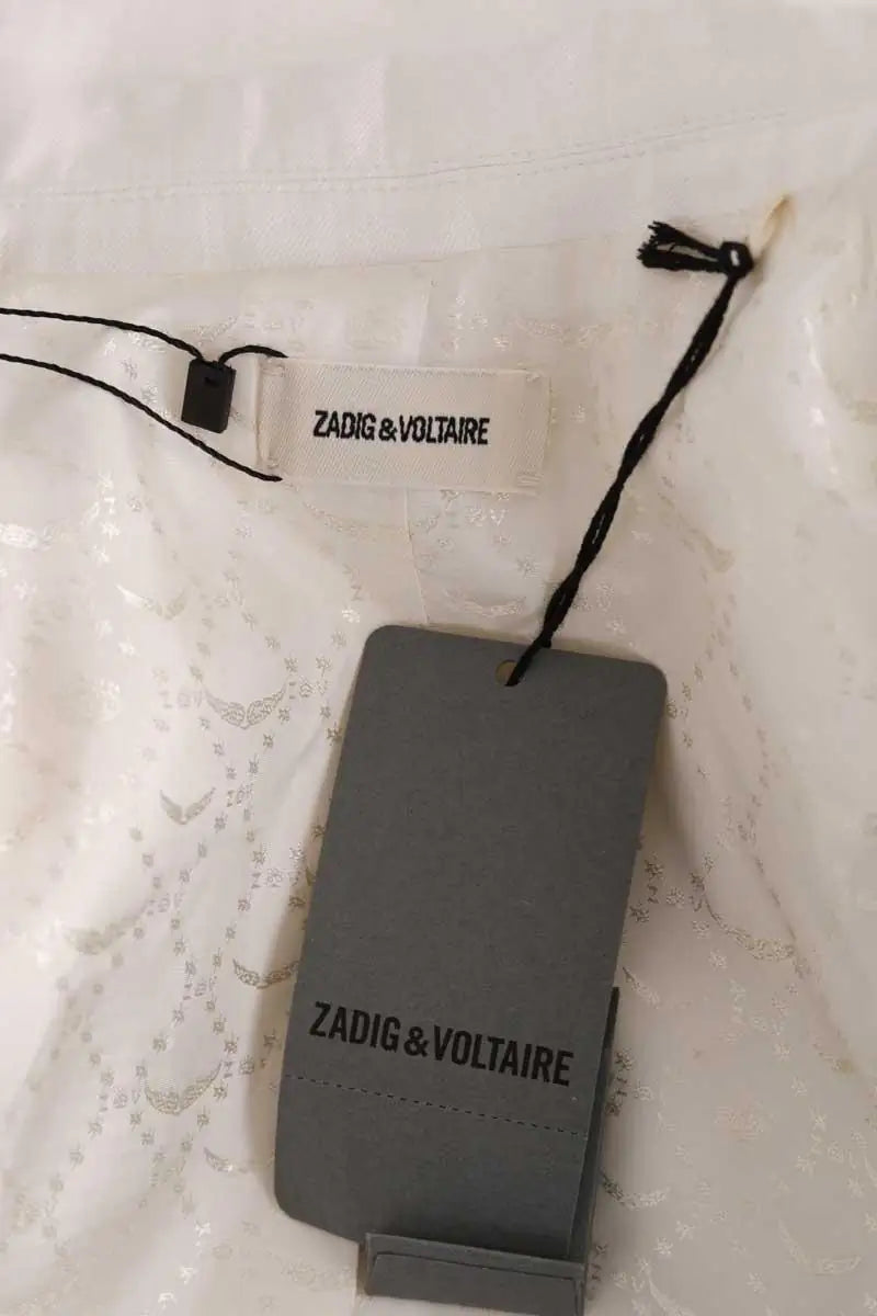 Blazer Zadig & Voltaire Blanc en Lin