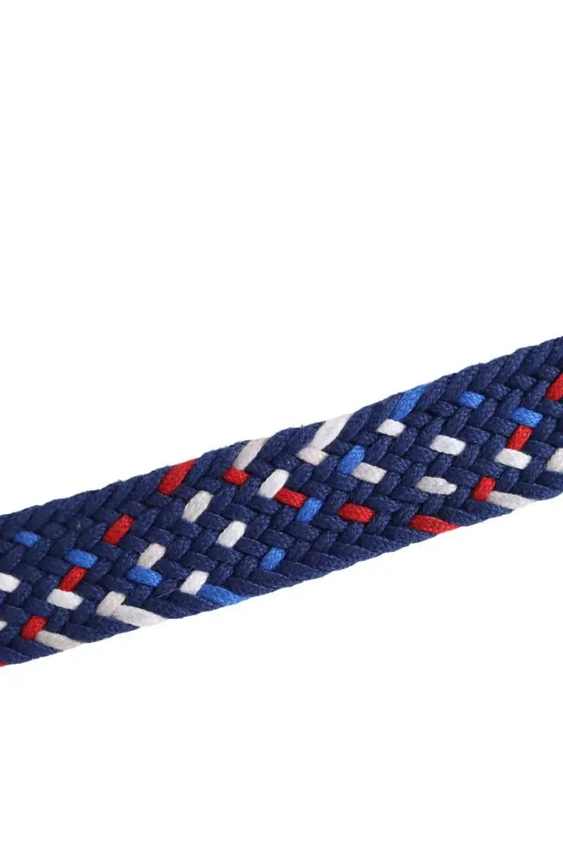 Ceinture Lacoste Bleu en Tissu