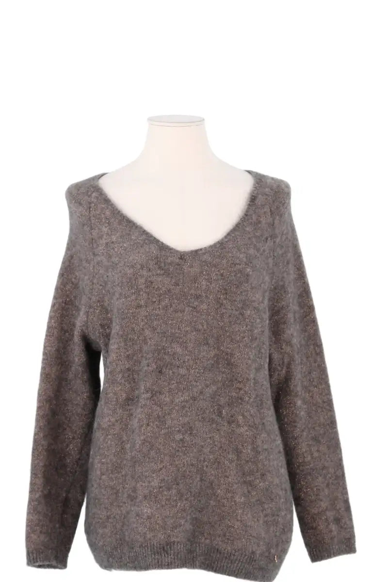 Pull Des Petits Hauts Gris en Laine, taille XXS - Seconde Main
