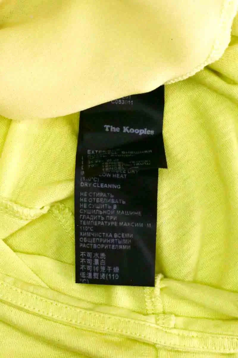 Blouse The Kooples Jaune en Soie