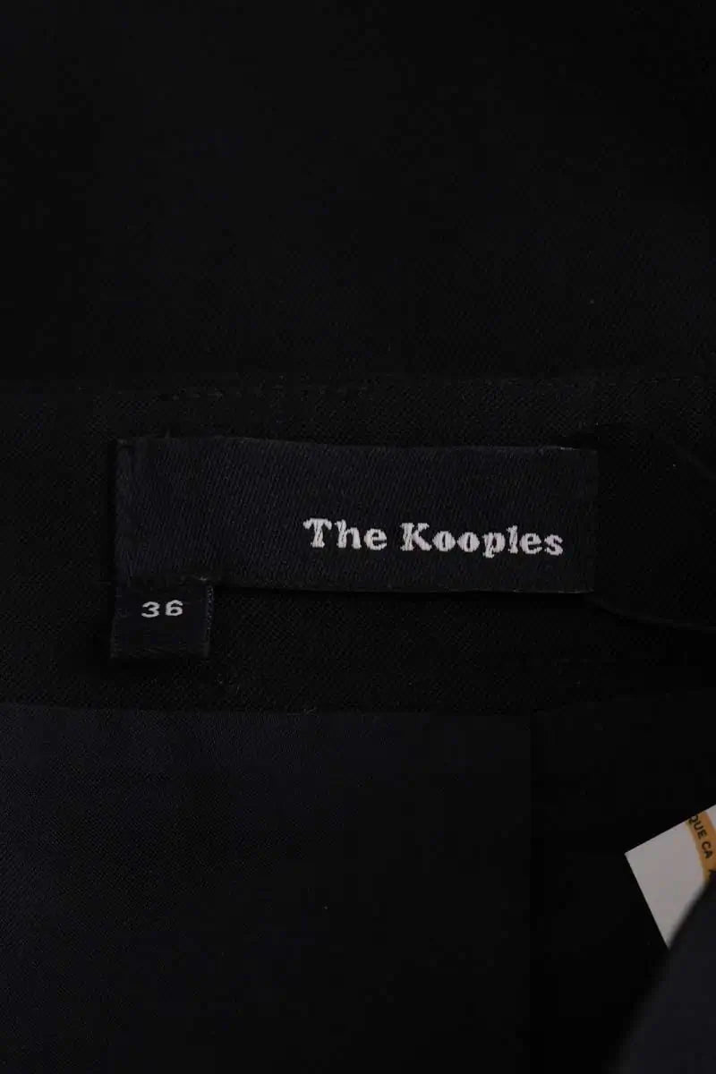 Jupe The Kooples Noir en Laine
