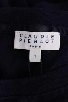 Robe Claudie Pierlot Marine en Viscose