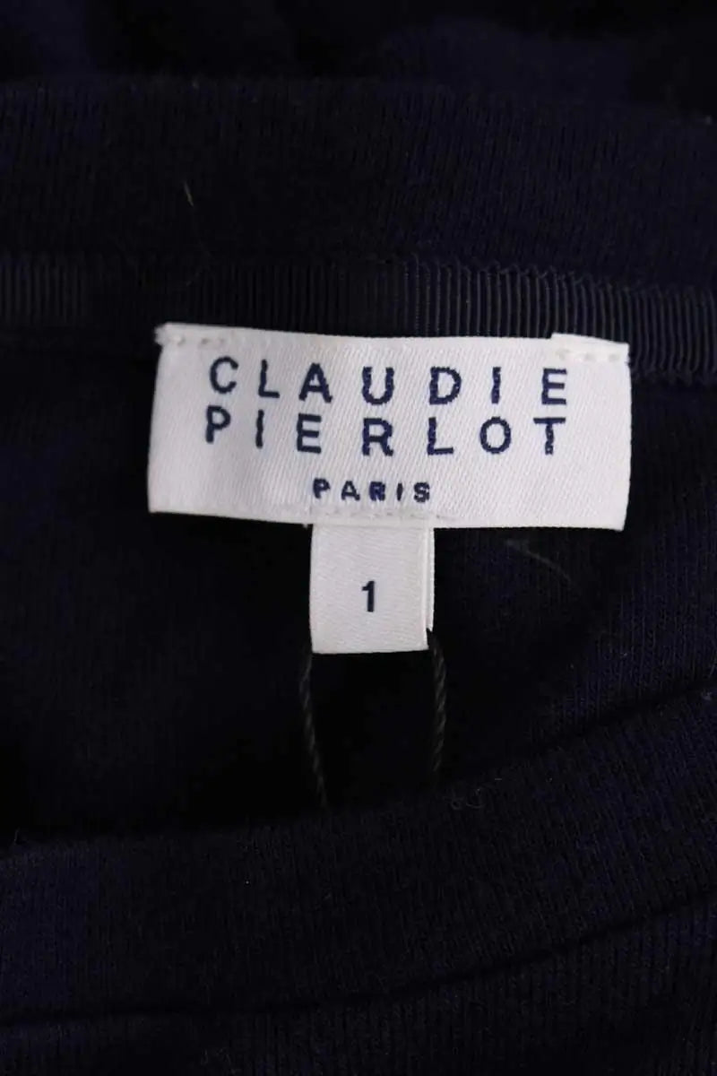 Robe Claudie Pierlot Marine en Viscose