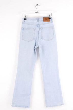 Jean droit Claudie Pierlot Bleu en Coton - élasthanne