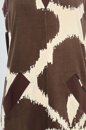 Mi-longueur Diane Von Furstenberg  Marron