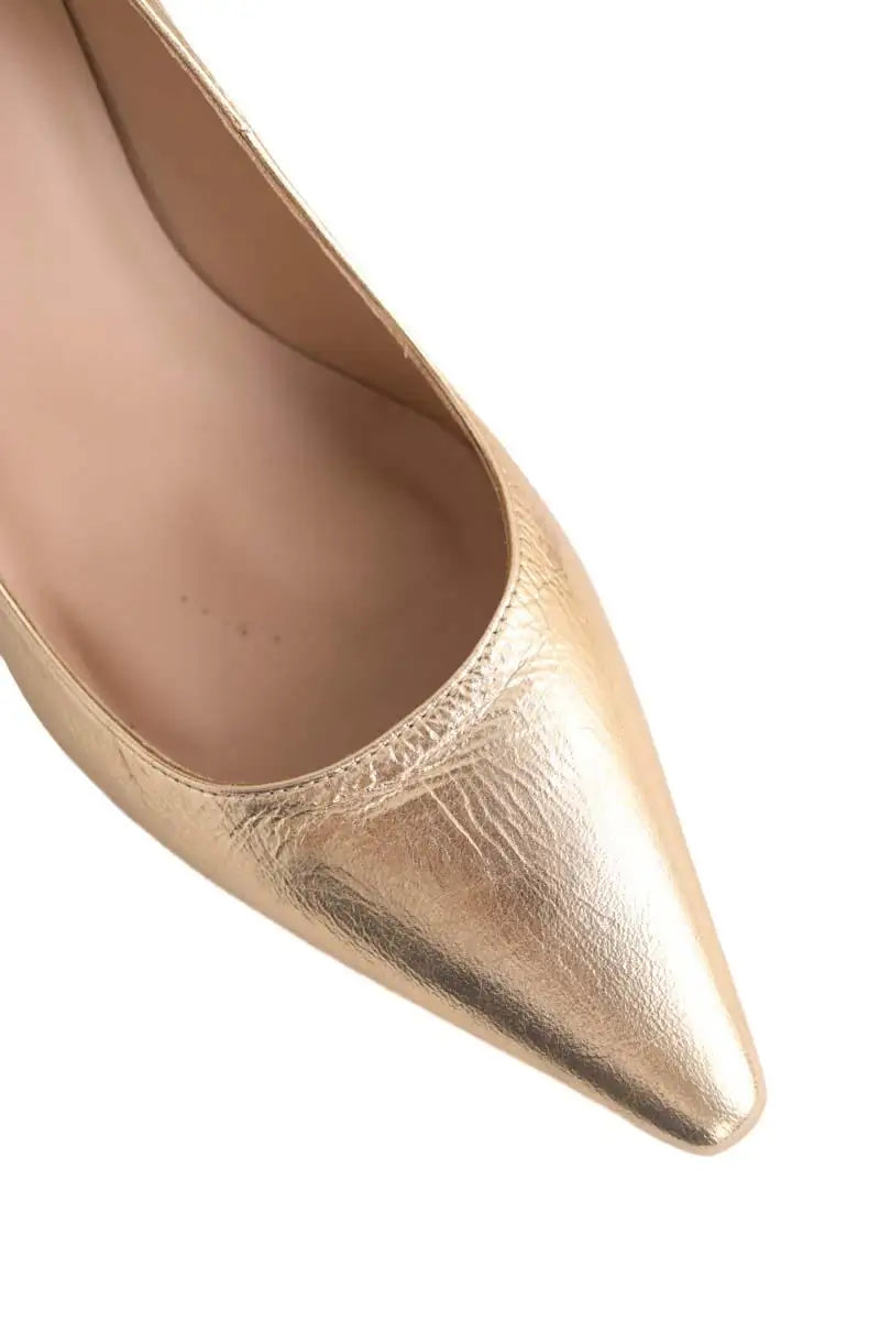 Talons LK Bennett Floret Doré en Cuir