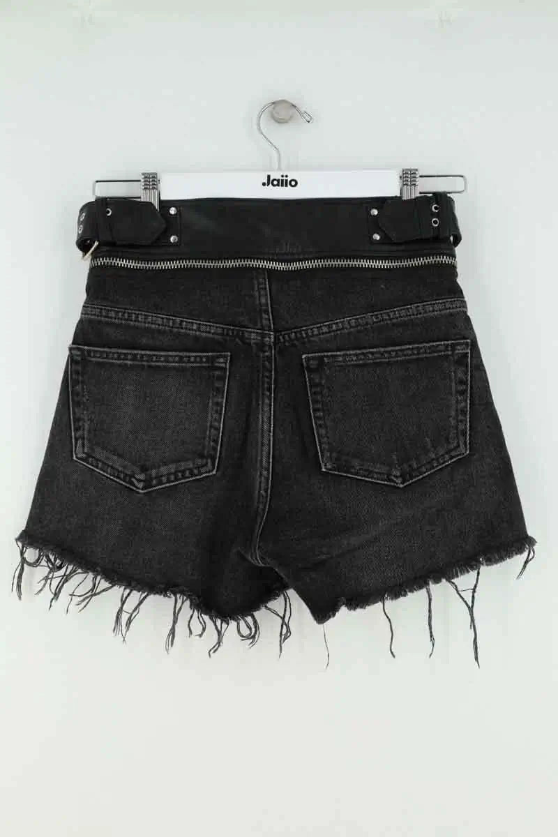 Mini short The Kooples Noir en Coton