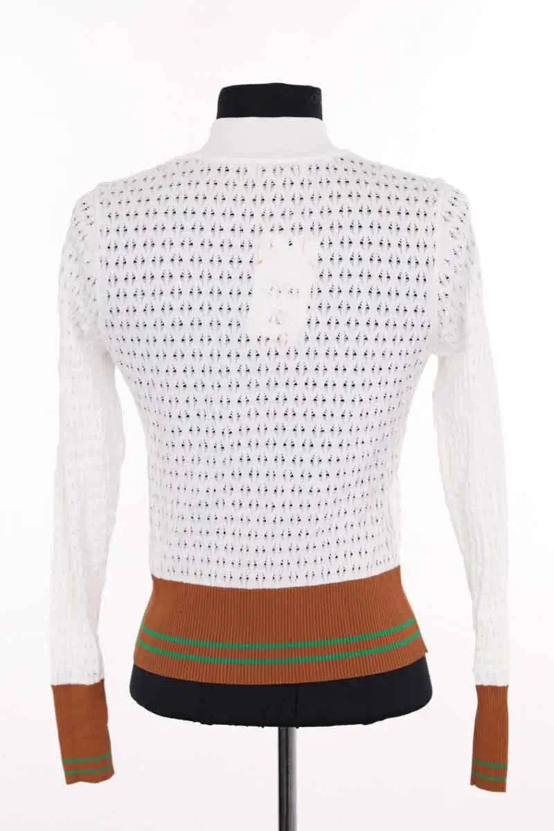 Pull Sandro Blanc en Viscose