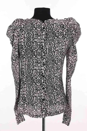 Blouse Maje Blanc en Soie