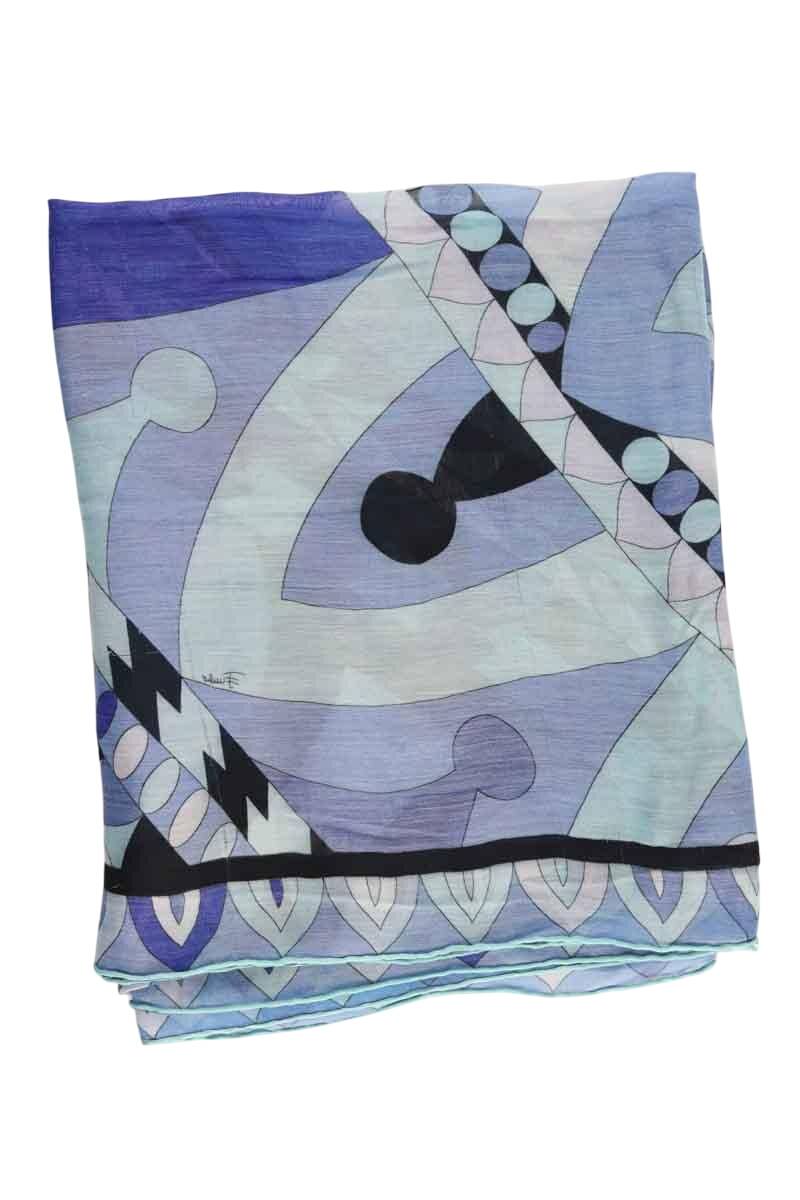 Foulard Emilio Pucci  Bleu