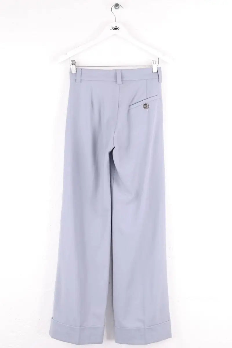 Pantalon large Momoni Gris en Laine