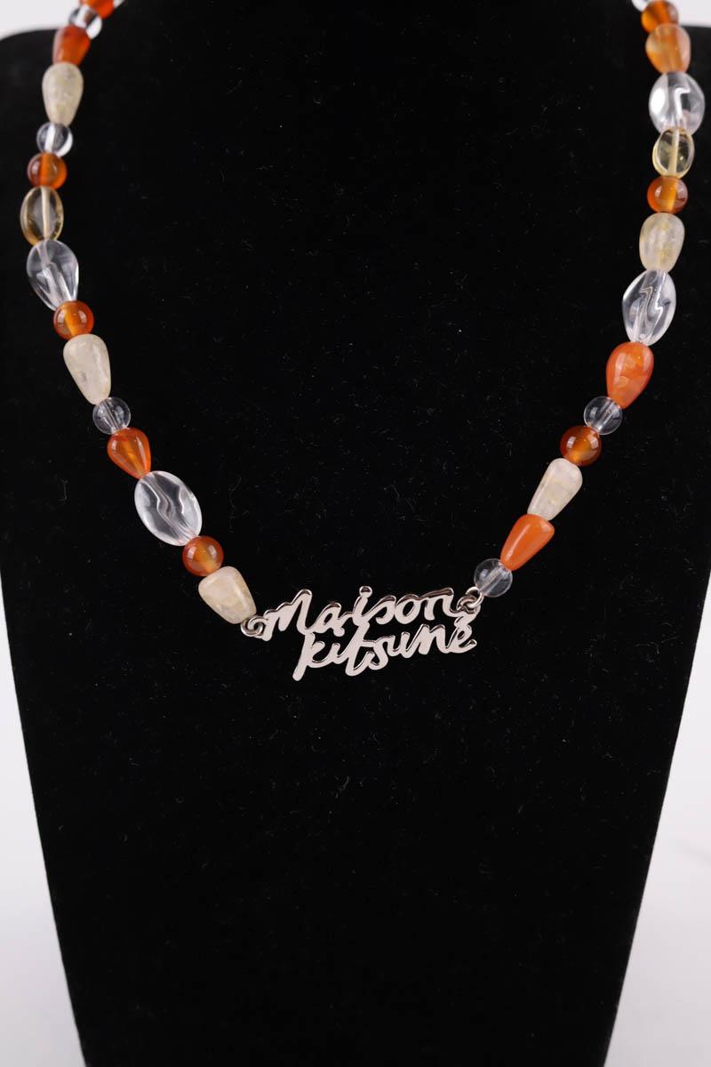 Collier Kitsuné  Orange