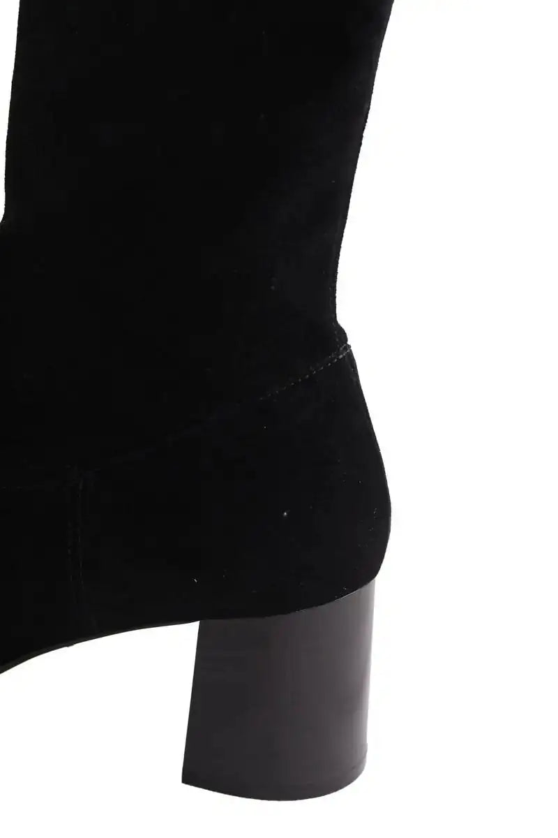 Boots LK Bennett Harp Noir en Daim