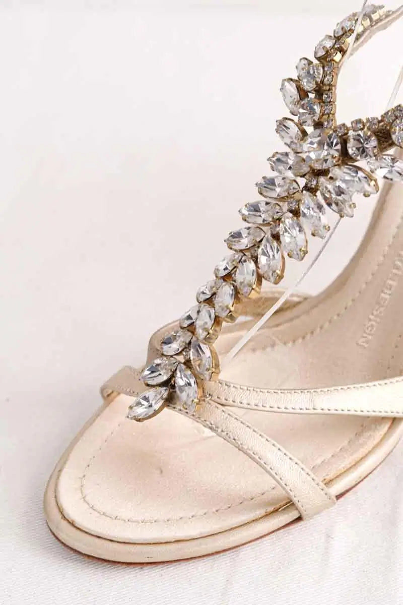 Talons Giuseppe Zanotti Ecru en Cuir