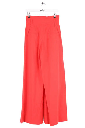 Pantalon large Marella Rouge en Coton
