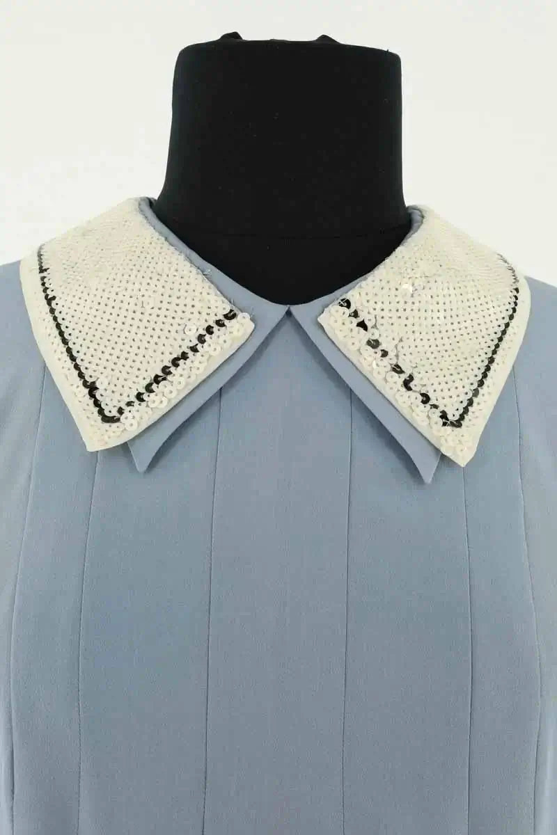 Robe Prada Bleu en Soie