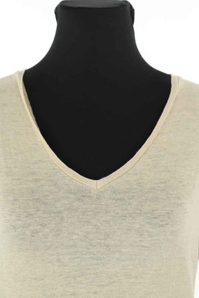 T-shirts Majestic Filatures  Beige