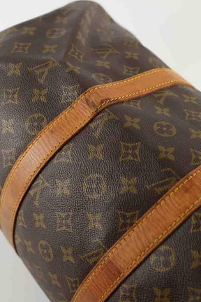 Sac de voyage Louis Vuitton Keepall Marron