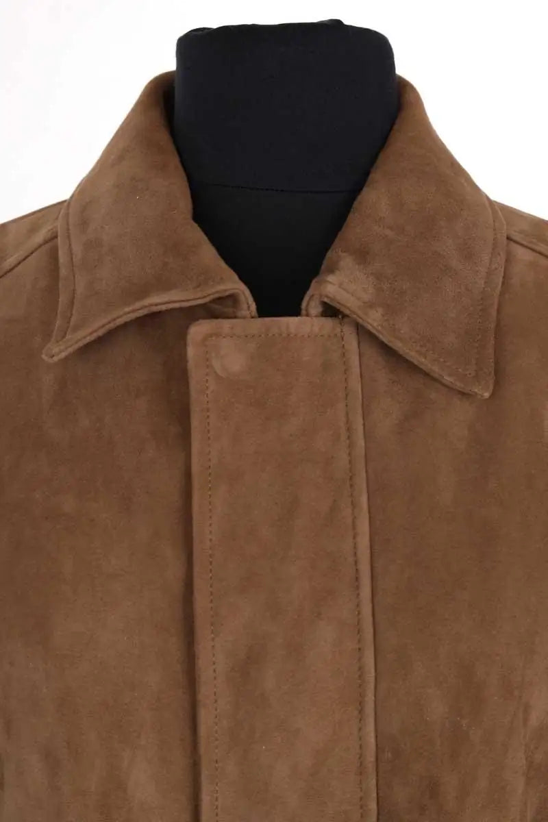 Blouson Gerard Darel Marron en Cuir