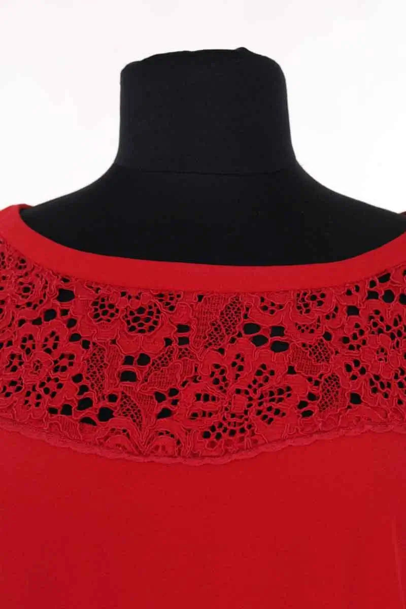 Robe Claudie Pierlot Rouge en Laine