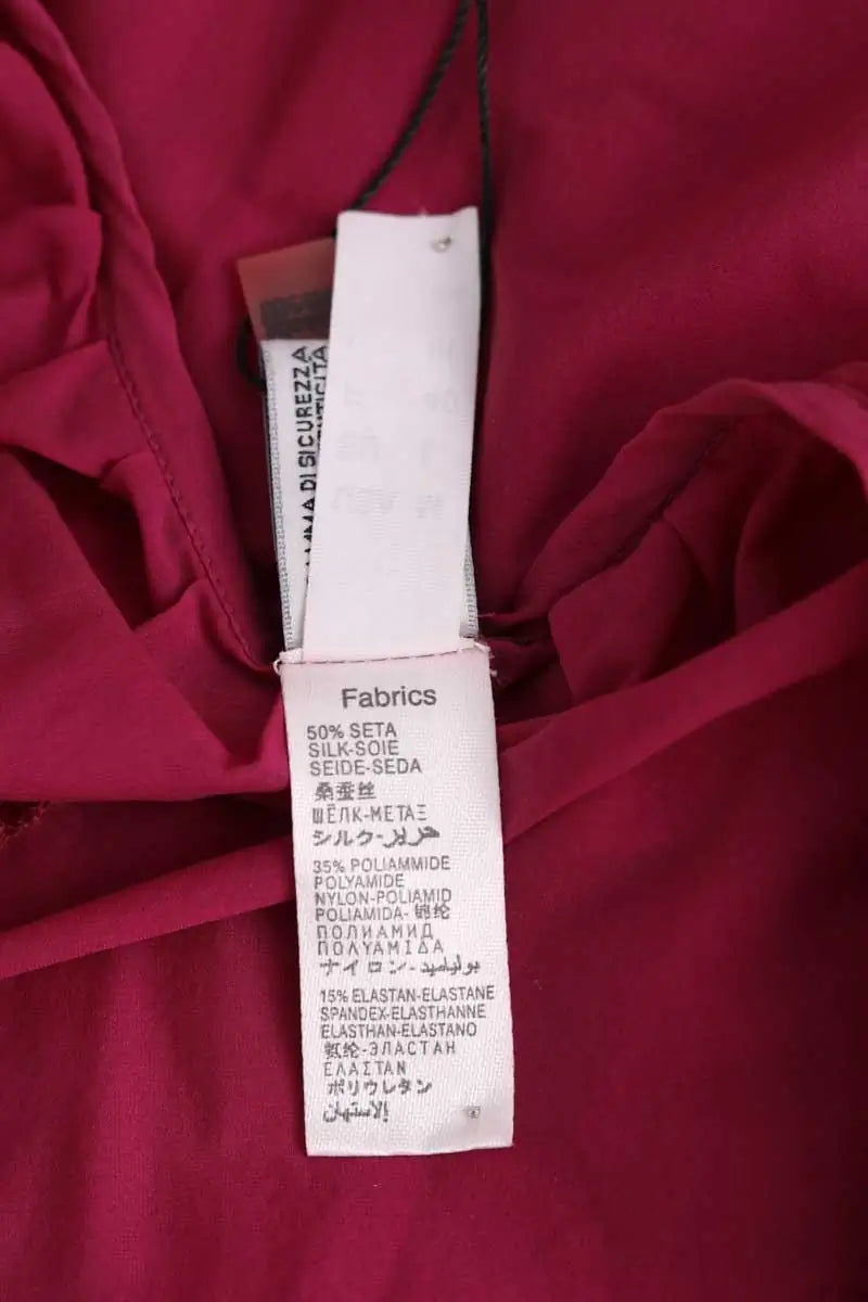 Robe Galliano Rose en Soie