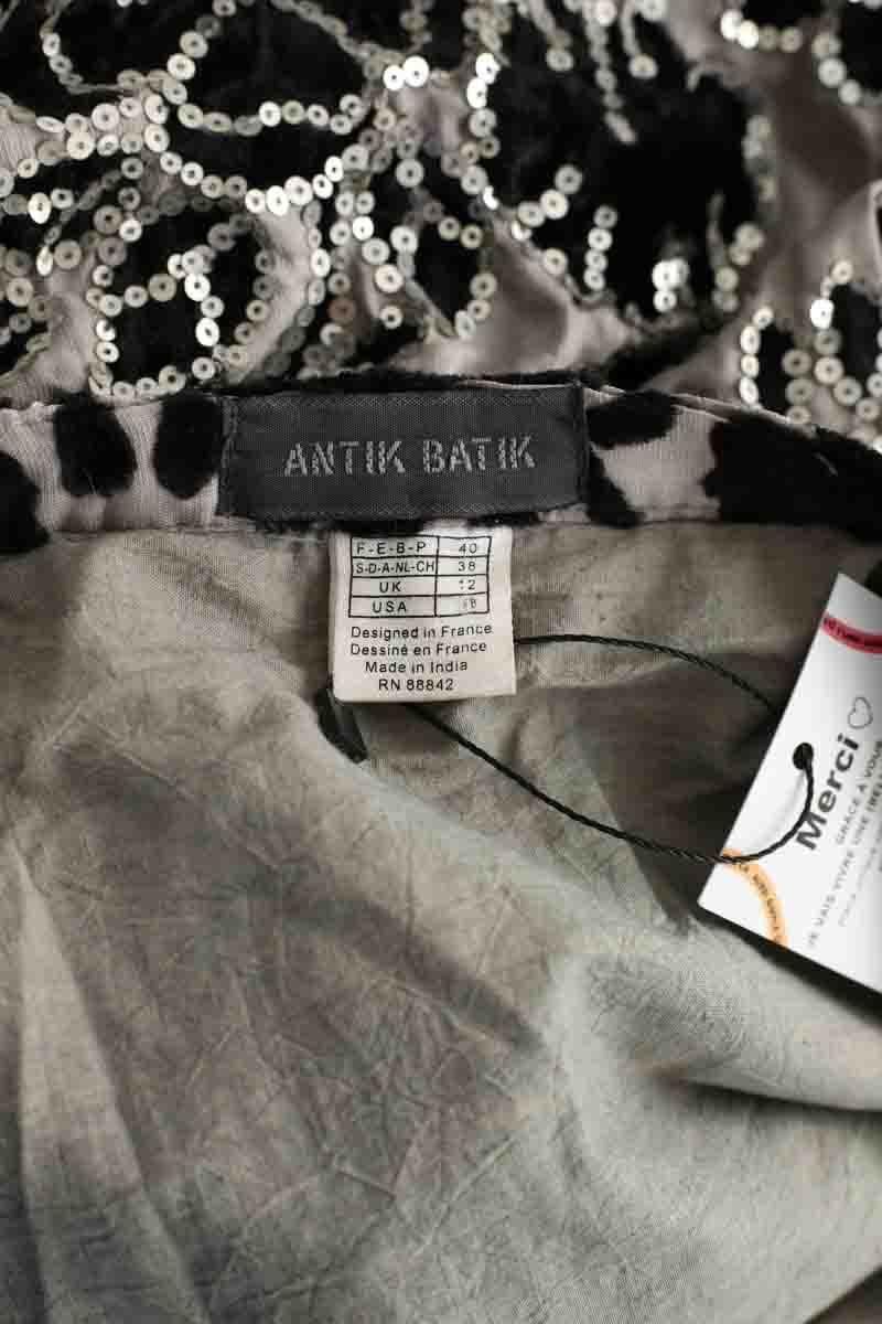 Mi-longueur Antik Batik  Gris